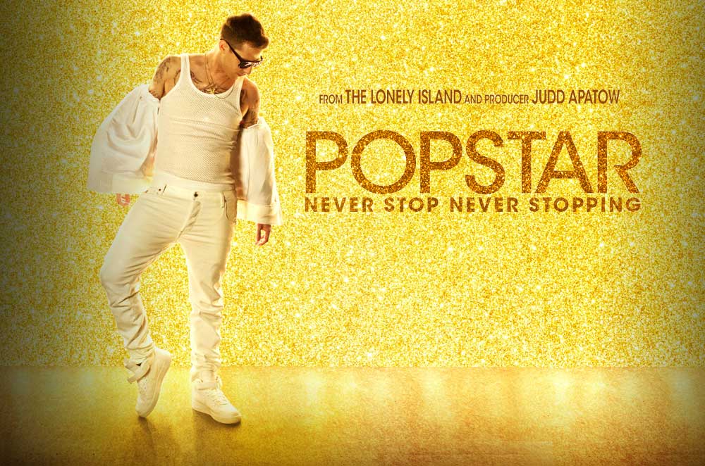 bekæmpe makeup Uberettiget movie Review- Pop Star: Never Stop Never Stopping- Tom Santilli - Movie  Show Plus